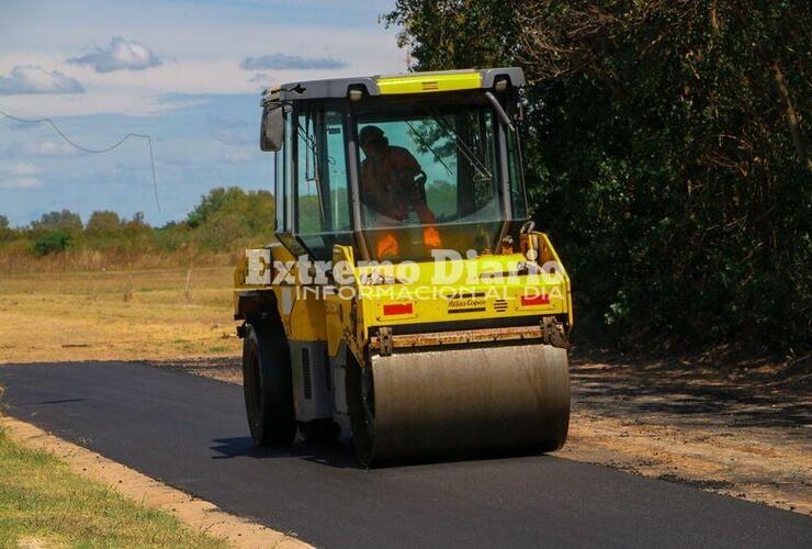 Imagen de Santa Rita: Continúa la pavimentación de calles