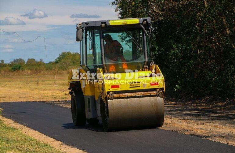 Imagen de Santa Rita: Continúa la pavimentación de calles