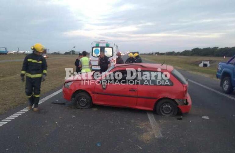 Imagen de Accidente en autopista con una persona herida