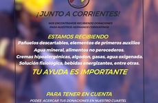 Imagen de Campaña solidaria: ¡Junto a Corrientes!