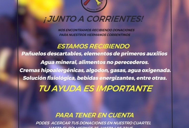 Imagen de Campaña solidaria: ¡Junto a Corrientes!