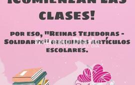 Imagen de &iexcl;Comienzan las clases! y Reinas Tejedoras llevan adelante nueva campa&ntilde;a solidaria