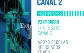 Imagen de Ma&ntilde;ana: Inscripci&oacute;n a los Talleres en Canal 2
