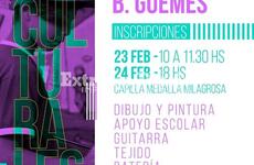 Imagen de Mañana: Inscripción a los Talleres en el Barrio Güemes