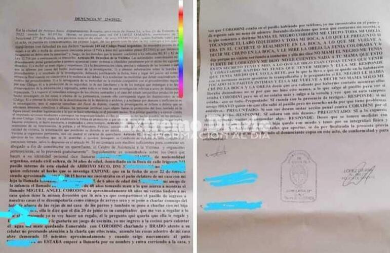 La denuncia fue publicada en redes por una amiga de la mam&aacute;.