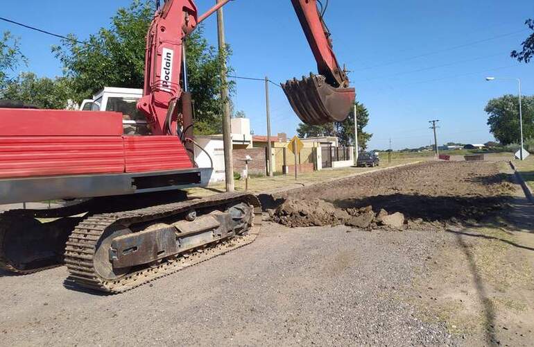 100 metros de una de las calles que quedaban del casco urbano.