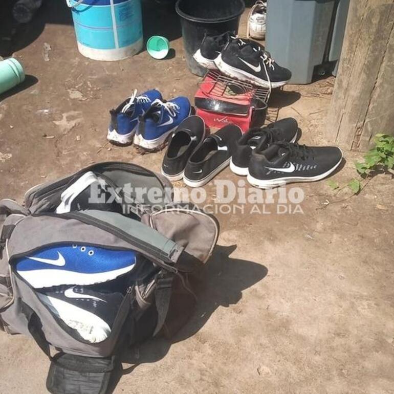 Imagen de Recuperan calzado robado y detienen a un masculino de 18 años