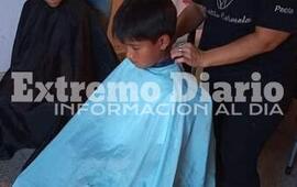 Imagen de Un corte por una sonrisa en los barrios San Francisco y Virgen del Luj&aacute;n