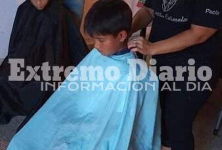 Imagen de Un corte por una sonrisa en los barrios San Francisco y Virgen del Luján