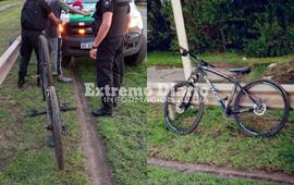 Imagen de Pueblo Esther: dos masculinos detenidos por robar una bicicleta