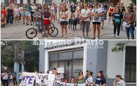Imagen de Movilizaci&oacute;n frente al Concejo en repudio a los casos de abusos y violencia de g&eacute;nero.