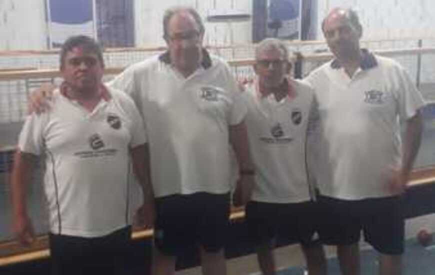 Imagen de El equipo masculino de bochas A.S.A.C. sali&oacute; 2do puesto en cat. 2 puntos en el torneo en Don Orlando.