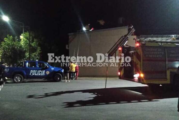 Trabajaron Bomberos Voluntarios, GUM y policía del Comando Radioeléctrico