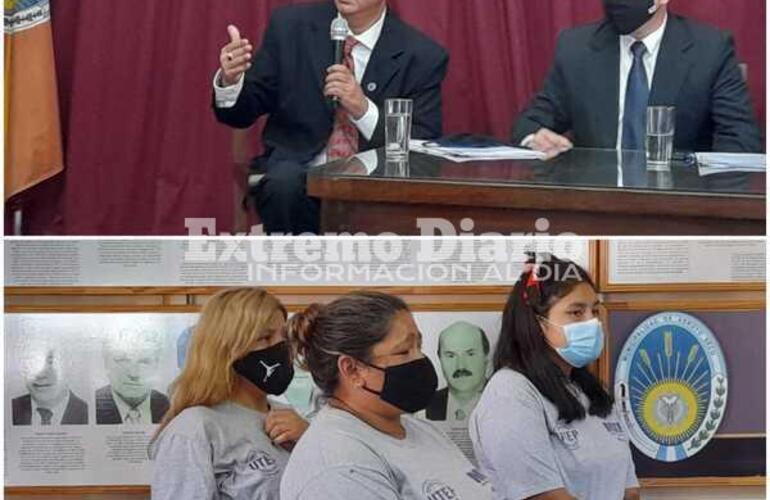 Imagen de El MTE Mujeres entregó un petitorio al Intendente Nizar Esper