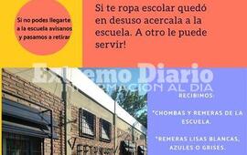 Imagen de La Escuela T&eacute;cnica N&deg;450 lanz&oacute; una nueva colecta solidaria