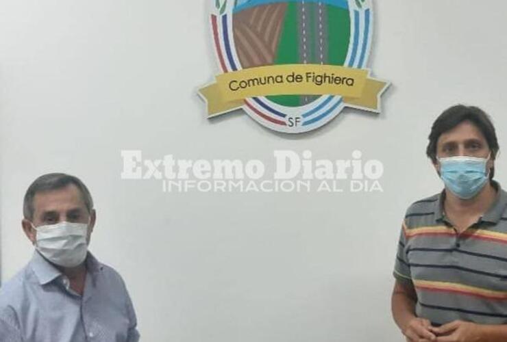 Stangoni recibió al Director de la entidad.