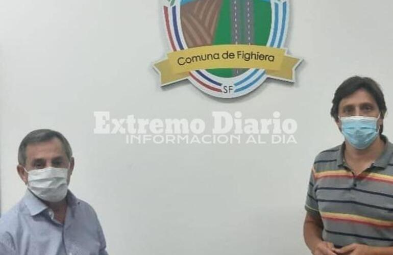 Stangoni recibió al Director de la entidad.