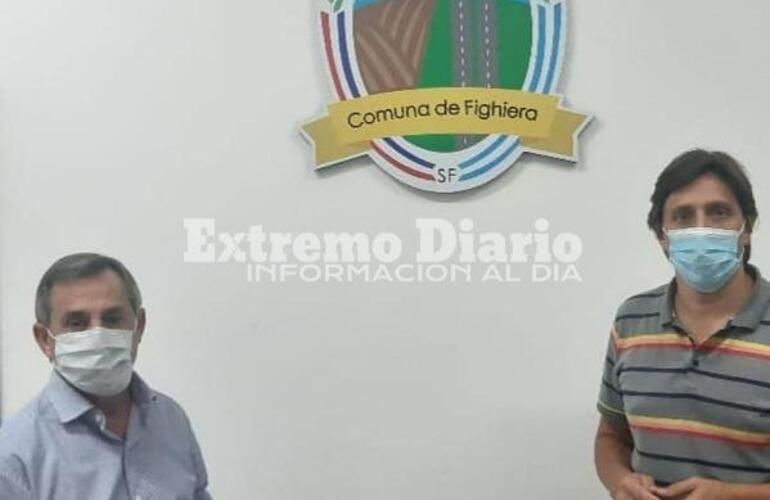 Stangoni recibi&oacute; al Director de la entidad.