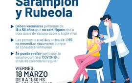 Imagen de Aplicar&aacute;n la vacuna doble viral: Sarampi&oacute;n y Rubeola
