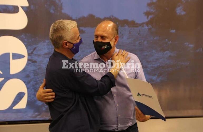 Imagen de Esper se reuni&oacute; con Perotti para avanzar en proyectos para el Hospital N&deg;50