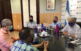 La reuni&oacute;n se realiz&oacute; esta ma&ntilde;ana en el despacho del intendente