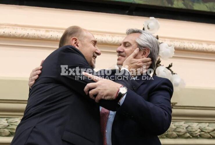 Imagen de Omar Perotti se reunió en Casa Rosada con el Presidente, Alberto Fernández