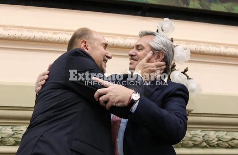 Imagen de Omar Perotti se reunió en Casa Rosada con el Presidente, Alberto Fernández