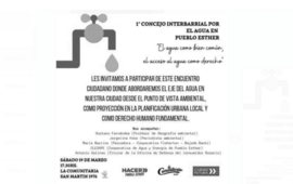 Imagen de Convocan al Primer Consejo interbarrial por el AGUA
