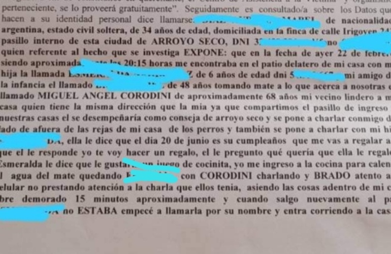 La denuncia fue radicada el 23 de febrero pasado.