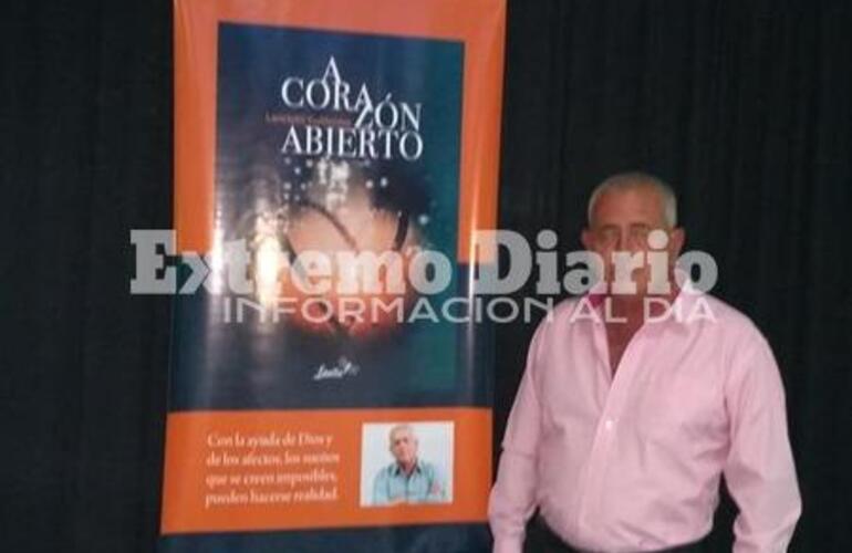 Imagen de Guillermo Lanciotti present&oacute; su primer libro �A coraz&oacute;n abierto�