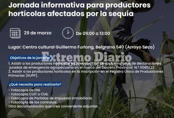 Imagen de Jornada informativa para productores hortícolas afectados por la sequía