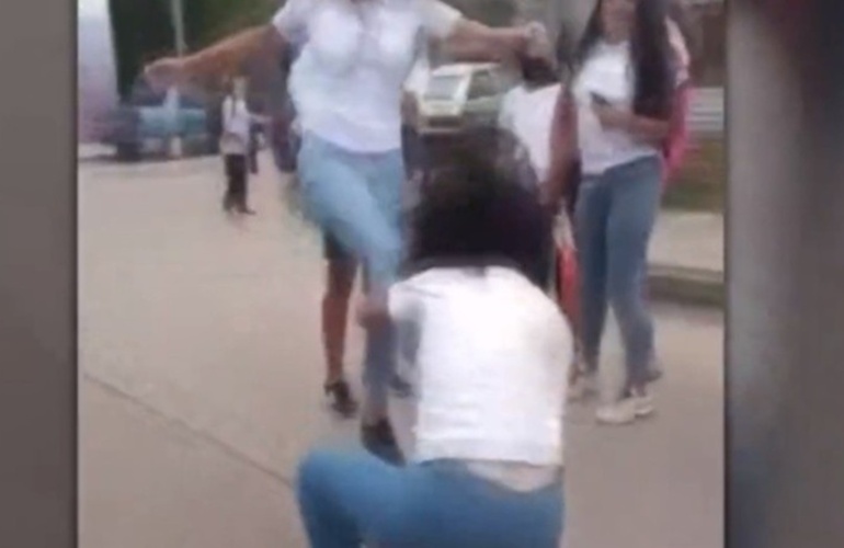 Imagen de Brutal golpiza en escuela de Rosario: alumna atac&oacute; a otra y le peg&oacute; una patada en la cara