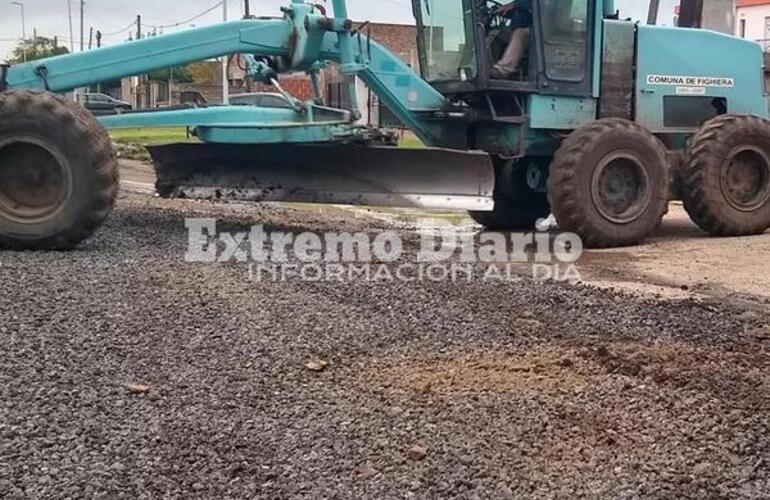 Imagen de Avanzan las obras públicas en Fighiera