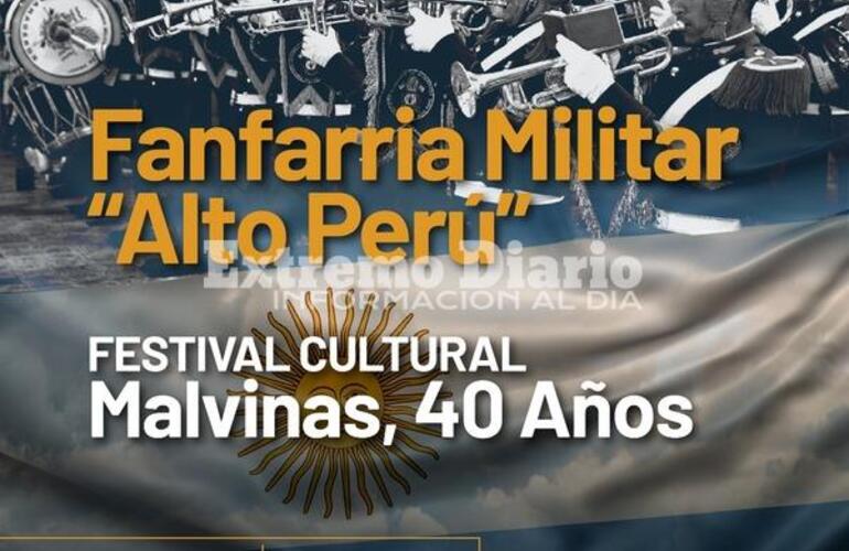 Imagen de La Fanfarria Militar Alto Perú estará presente en el festival cultural Malvinas 40 años