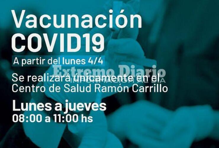 Imagen de Covid-19: La vacunación pasará al Centro de Salud