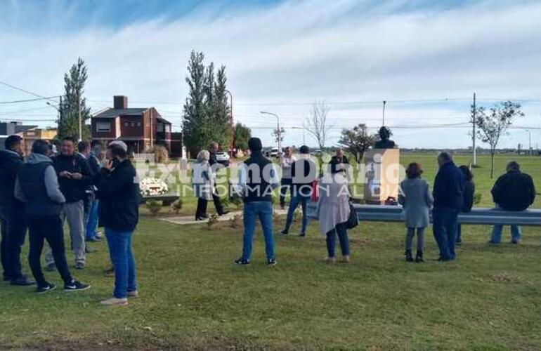 El acto se desarrolló en la plaza homónima