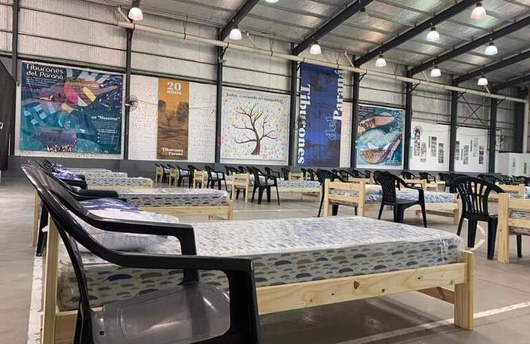 Archivo 2020: El complejo comenzó siendo centro de aislamiento y por un año pasó a vacunatorio.