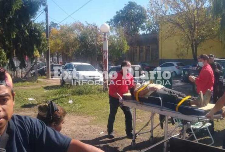 Personal de AMAS trasladó a la mujer para control