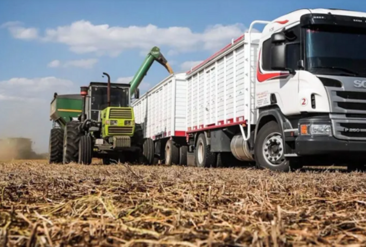 Imagen de Paro nacional de transporte de granos por la escasez de gasoil