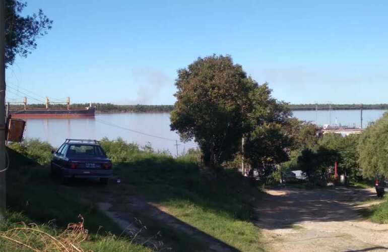 Imagen tomada esta tarde desde la zona del barrio puerto Arroyo Seco