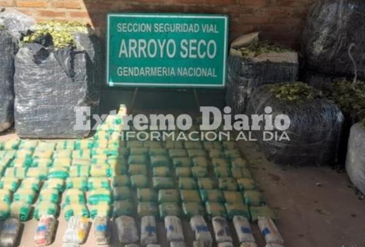 Los funcionarios controlaron un transporte de cargas generales y detectaron la mercadería de contrabando en 24 encomiendas.
