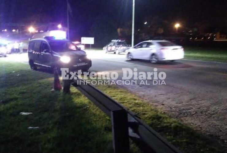 El accidente ocurrió en la mañana del miércoles en el acceso a la autopista.