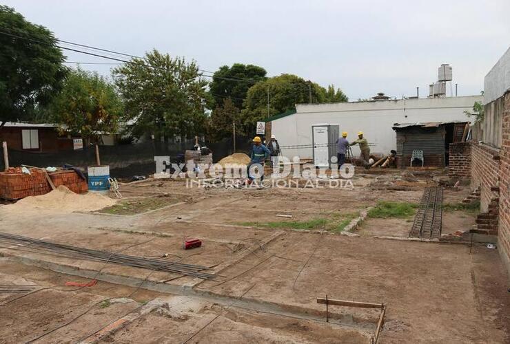 Imagen de Comenz&oacute; la construcci&oacute;n del Punto Violeta en Arroyo Seco