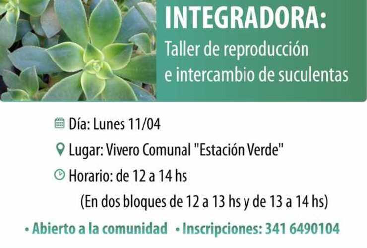 El encuentro será el lunes 11/04. Abiertas las inscripciones.