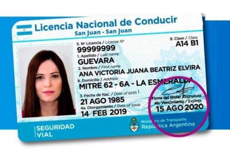 Imagen de Sin pr&oacute;rrogas en vencimiento de licencias de conducir
