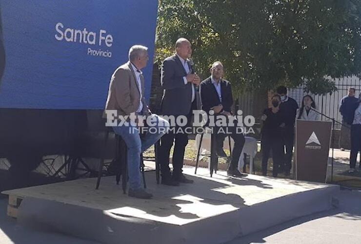 Imagen de El discurso del gobernador Perotti durante su visita a Arroyo Seco
