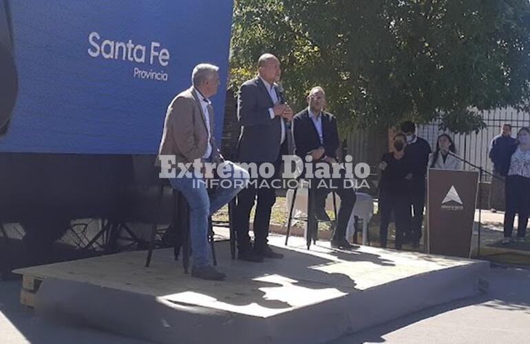 Imagen de El discurso del gobernador Perotti durante su visita a Arroyo Seco
