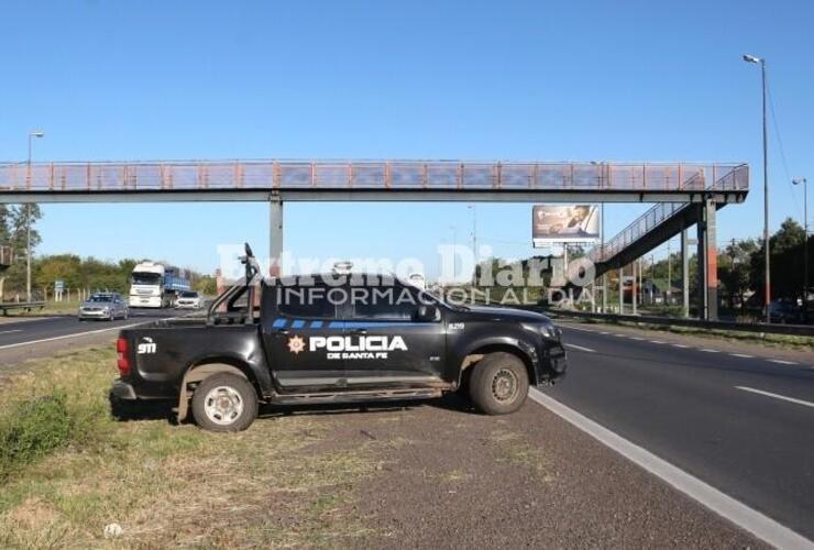 "Evidentemente con dos móviles y una casilla no alcanza, reconoció el comisario. (Alan Monzón/Rosario3)