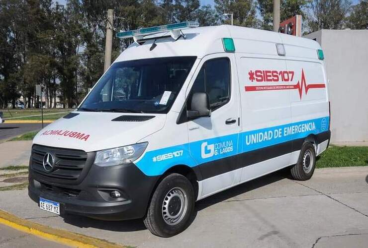 La ambulancia fue presentada y puesta al servicio el 06/04/2021