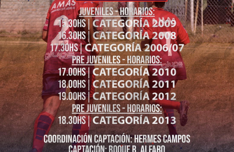 Imagen de El lunes 18 de Abril, River Plate realizar&aacute; una captaci&oacute;n de jugadores en Talleres.